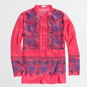 [J. Crew Factory] Pink Paisley Tunic *FIRM PRICE*